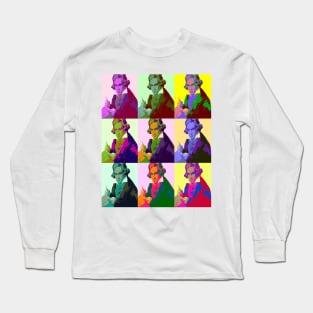 Ludwig Van Beethoven Pop Art Long Sleeve T-Shirt